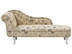 Chaise longue versione sinistra  Tessuto Beige