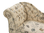Chaise longue côté gauche Tissu Beige