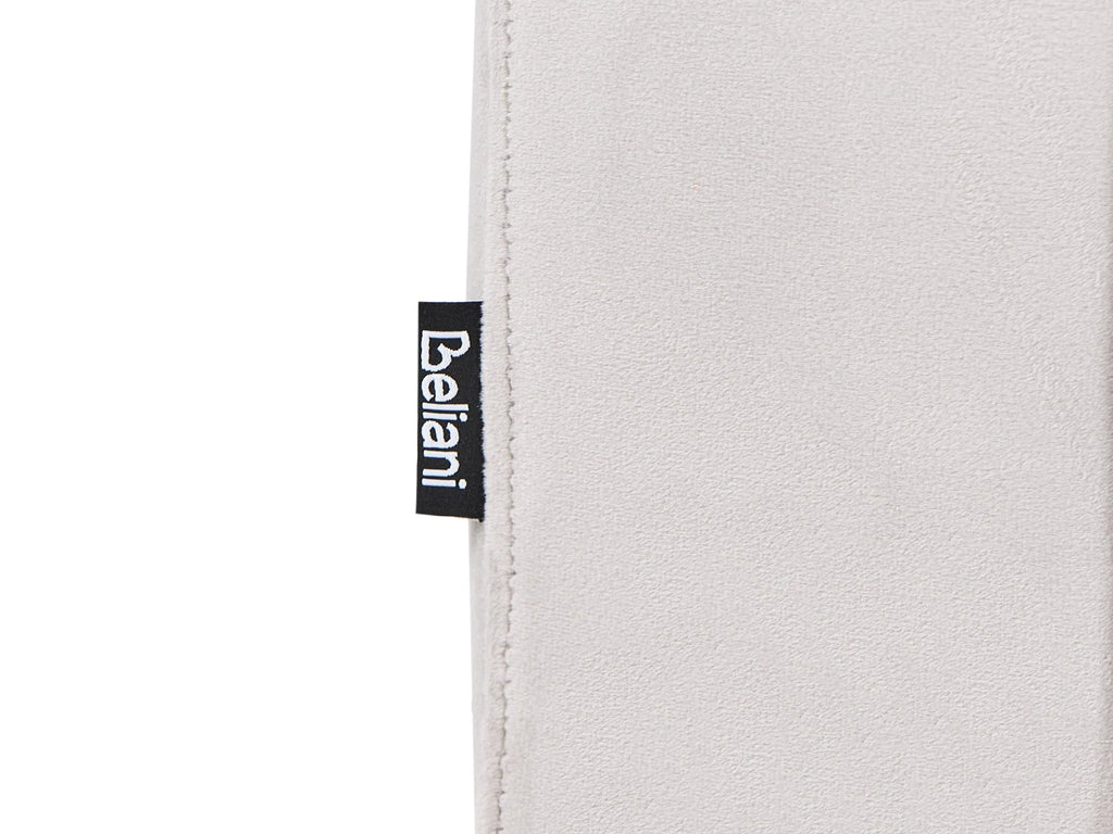Canapé inclinable électrique 2 places Velours Beige clair avec port USB