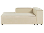 Chaise longue  Lino sintetico Beige