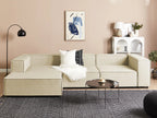 Chaise longue Lino synthétique Beige