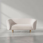 Divano 2 posti  Tessuto Beige chiaro