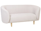 Canapé 2 places Tissu Beige clair