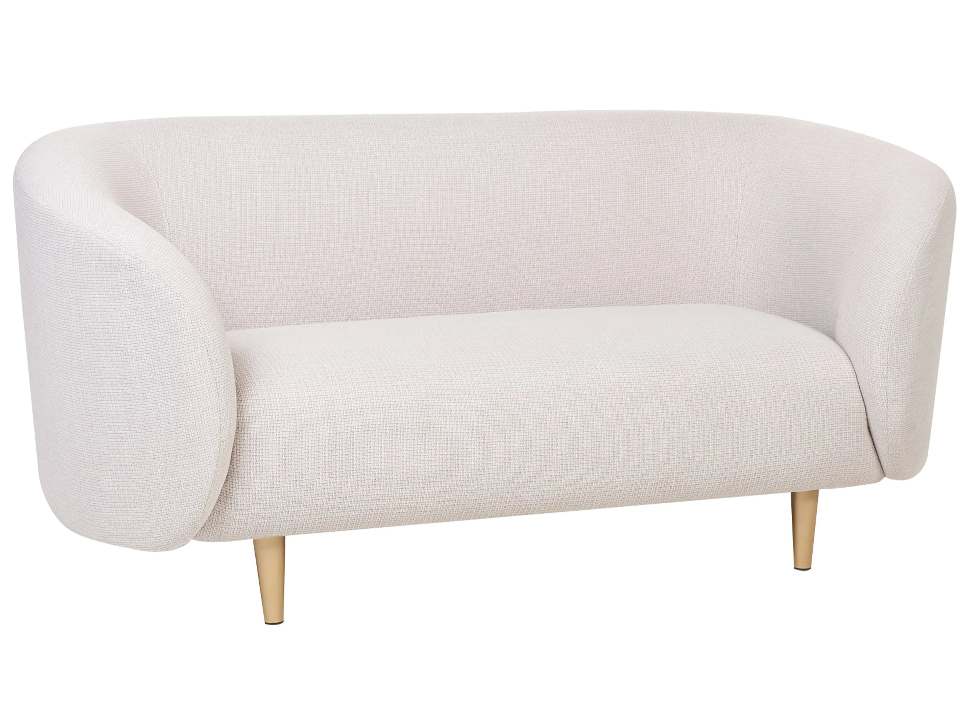 Canapé 2 places Tissu Beige clair