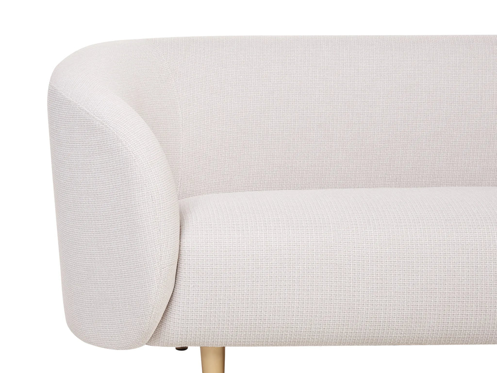 Canapé 2 places Tissu Beige clair