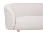 Canapé 2 places Tissu Beige clair