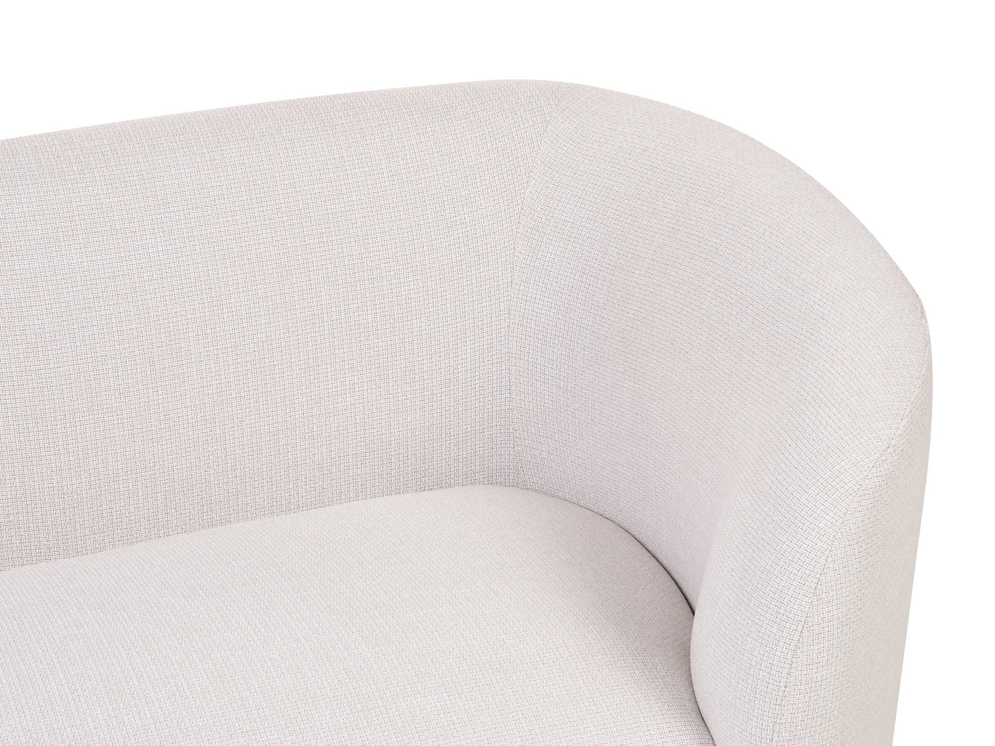 Canapé 2 places Tissu Beige clair