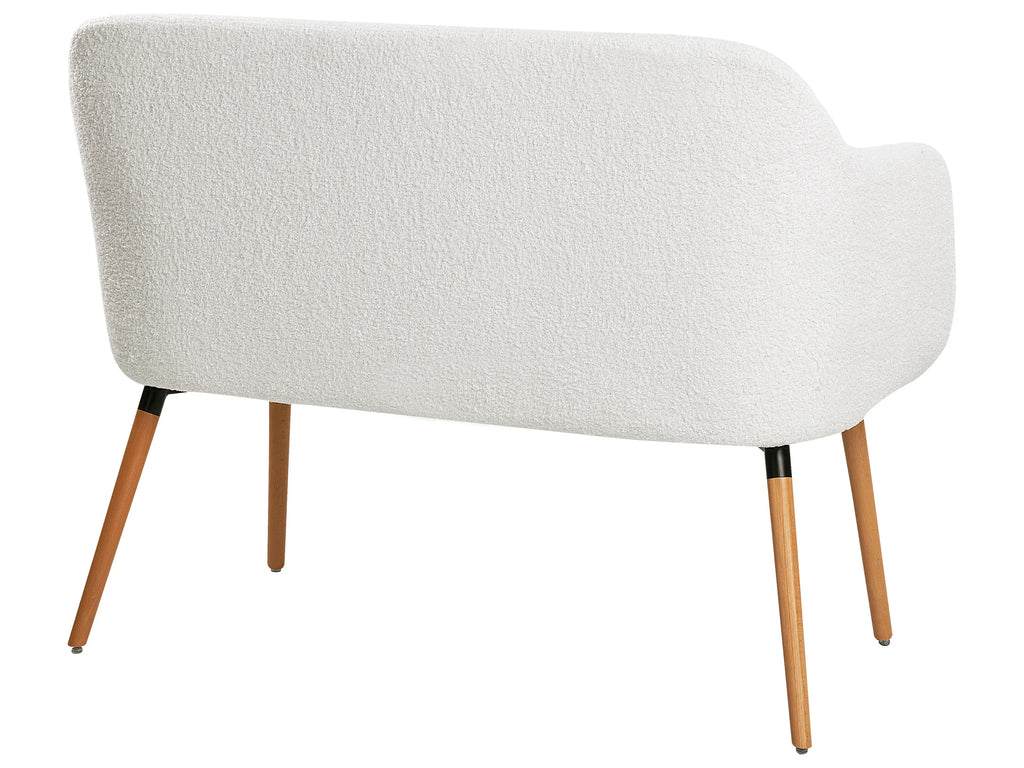 Banc de salle à manger 2 places Blanc cassé