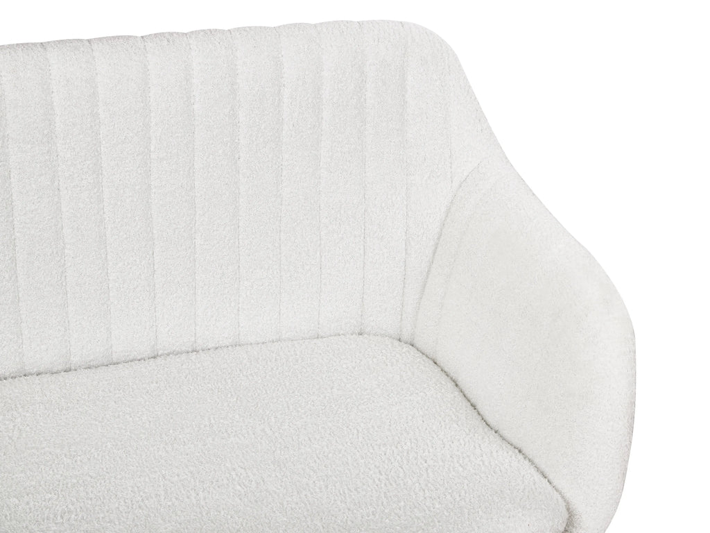 Banc de salle à manger 2 places Blanc cassé
