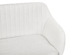 Banc de salle à manger 2 places Blanc cassé