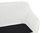 Banc de salle à manger 2 places Blanc cassé