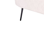 Chaise longue version gauche Tissu Marron
