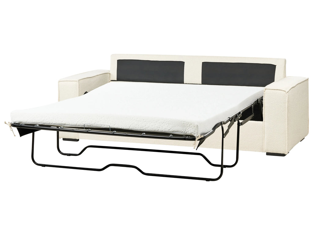 Canapé convertible 3 places Blanc cassé