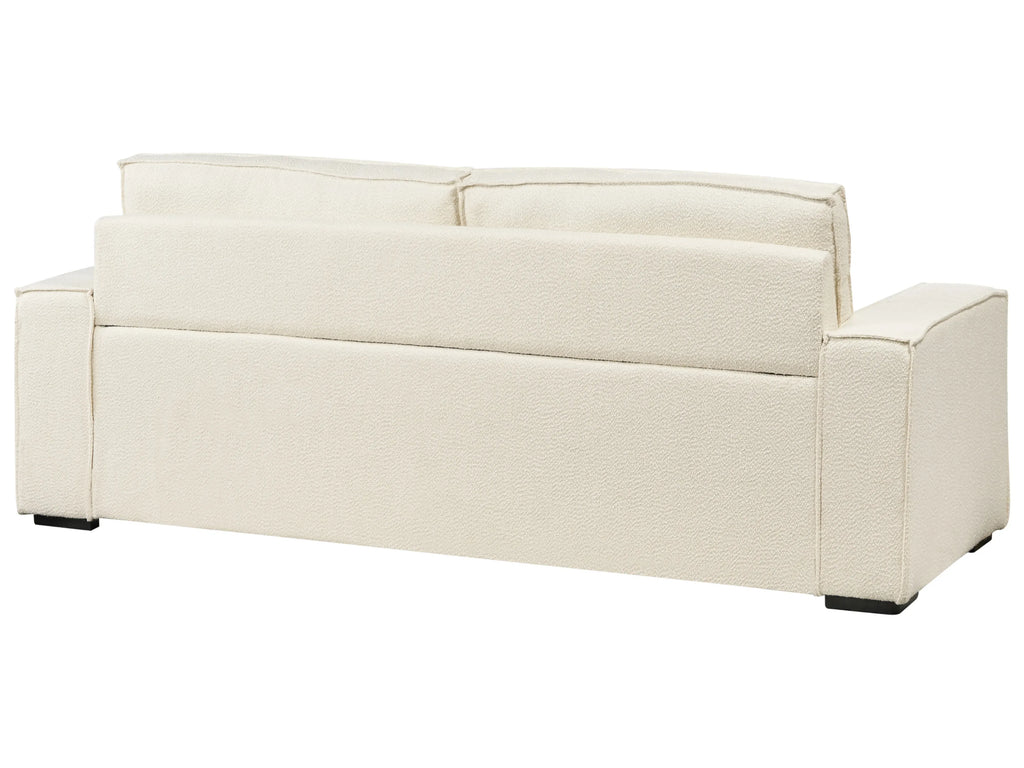 Canapé convertible 3 places Blanc cassé
