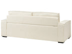 Canapé convertible 3 places Blanc cassé