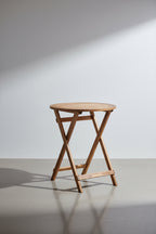 Tavolino Bistrot  60 cm 60 cm Legno d'acacia Marrone