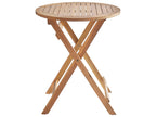 Table bistrot 60 cm 60 cm Bois d'acacia Marron