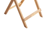 Table bistrot 60 cm 60 cm Bois d'acacia Marron