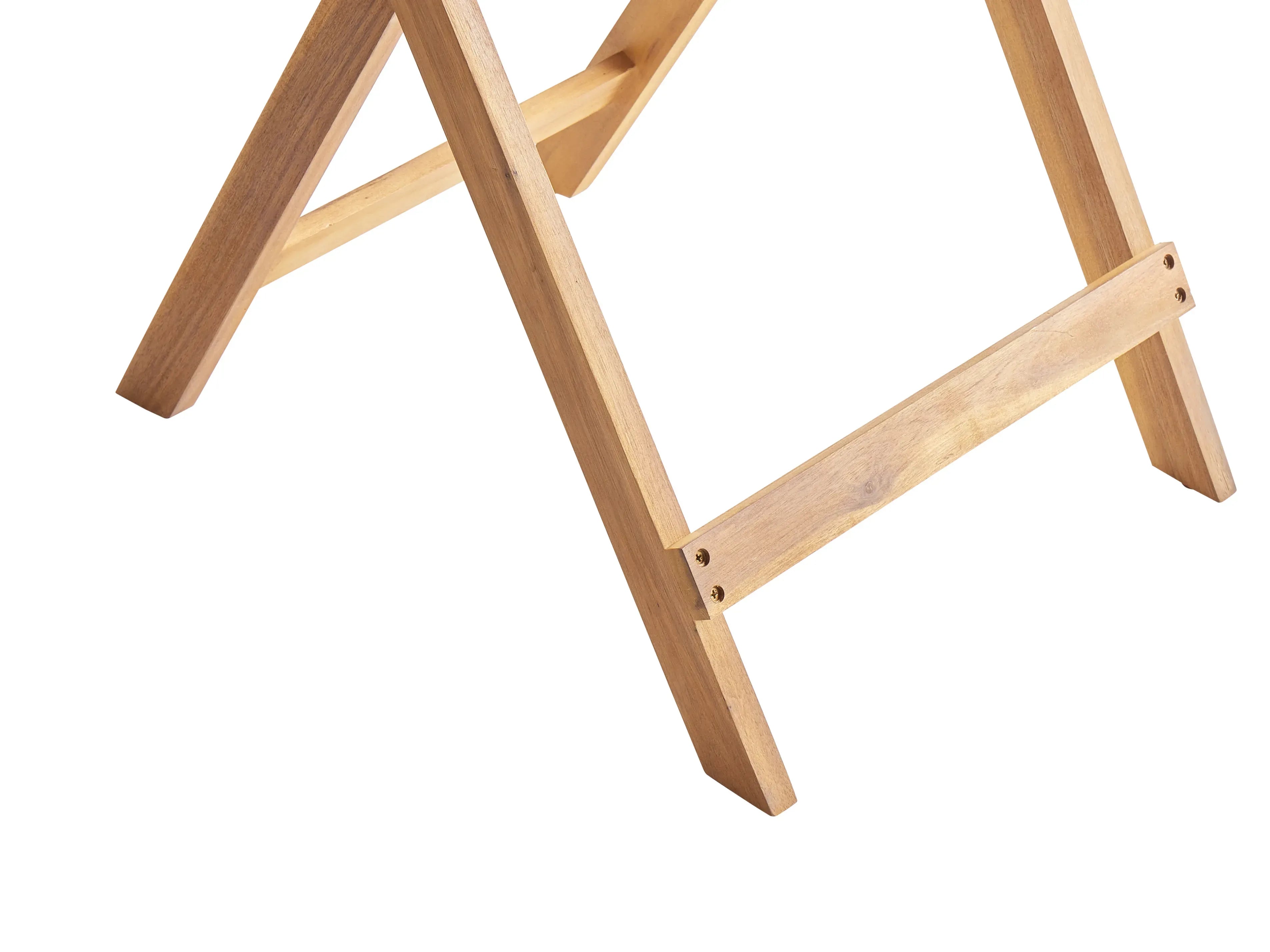 Table bistrot 60 cm 60 cm Bois d'acacia Marron