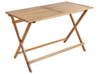 Tavolo da pranzo da giardino  120 cm 60 cm Legno d'acacia Marrone