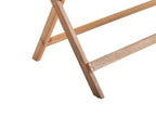 Table de salle à manger de jardin 120 cm x 60 cm en bois d'acacia marron