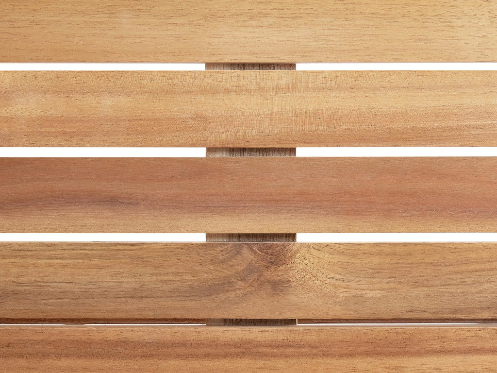 Table de salle à manger de jardin 120 cm x 60 cm en bois d'acacia marron