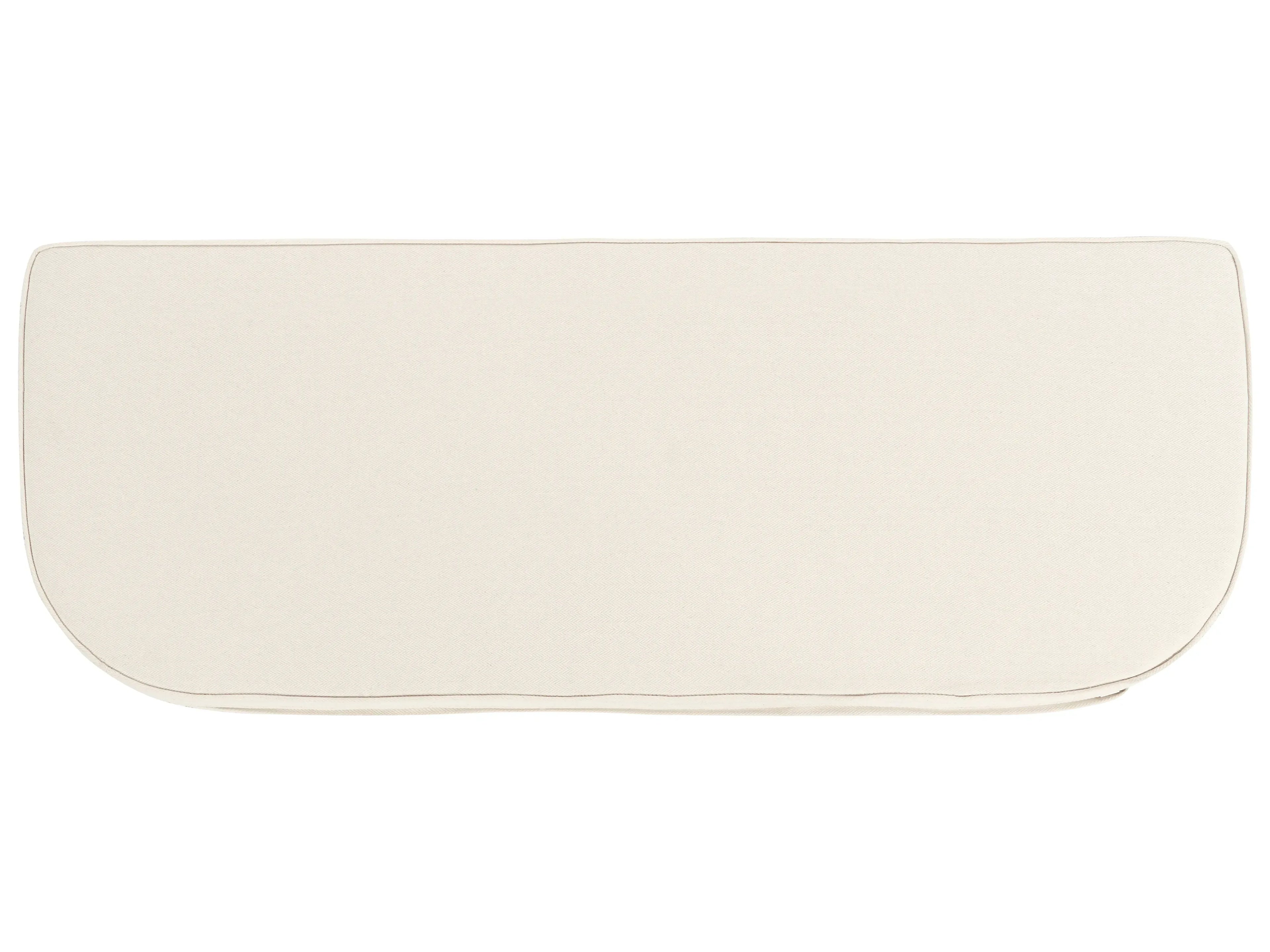Banc de jardin avec coussin 141 cm Rotin naturel