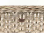 Banc de jardin avec coussin 141 cm Rotin naturel