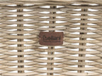Banc de jardin avec coussin 150 cm Rotin Naturel