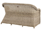 Banc de jardin avec coussin 150 cm Rotin Naturel