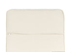 Ottomane de jardin 140 cm en rotin naturel