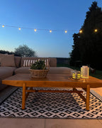 Table basse de jardin 145 cm 79 cm Bois d'acacia Marron