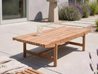 Table basse de jardin 145 cm 79 cm Bois d'acacia Marron