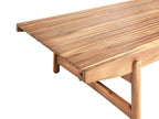 Table basse de jardin 145 cm 79 cm Bois d'acacia Marron