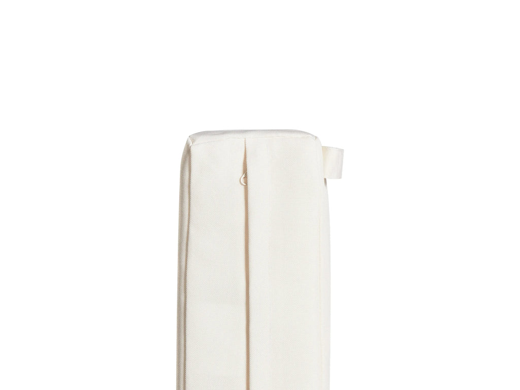 Banc de jardin avec coussin 210 cm Bois d'acacia Blanc cassé