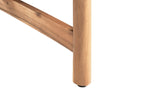 Banc de jardin avec coussin 210 cm Bois d'acacia Blanc cassé