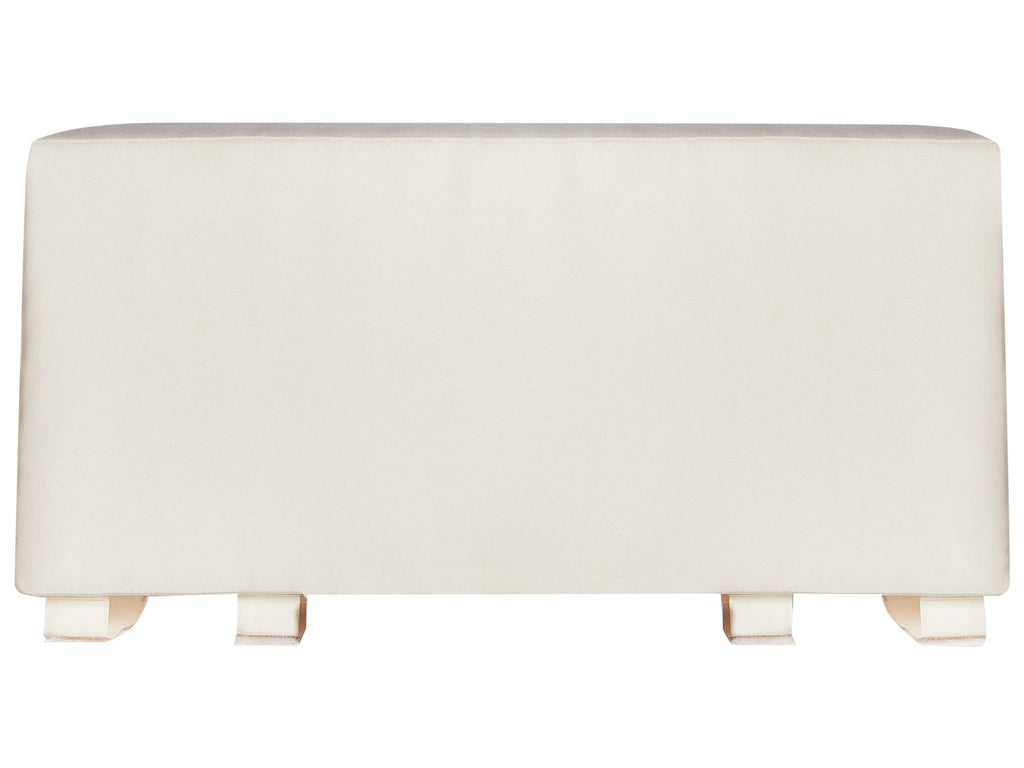 Banc de jardin avec coussin 135 cm Bois d'acacia Blanc cassé