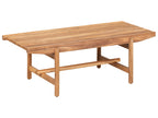 Banc de jardin avec coussin 135 cm Bois d'acacia Blanc cassé