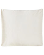 Chaise avec coussin Bois d'acacia Blanc cassé