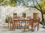 Table de salle à manger de jardin 180 cm 90 cm Bois d'acacia certifié Marron clair