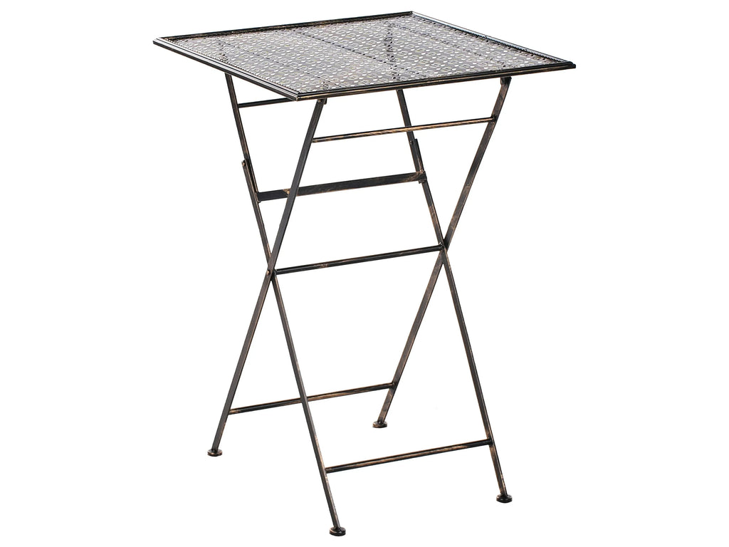 Tavolo da bar da giardino  60 cm 60 cm Metallo Nero