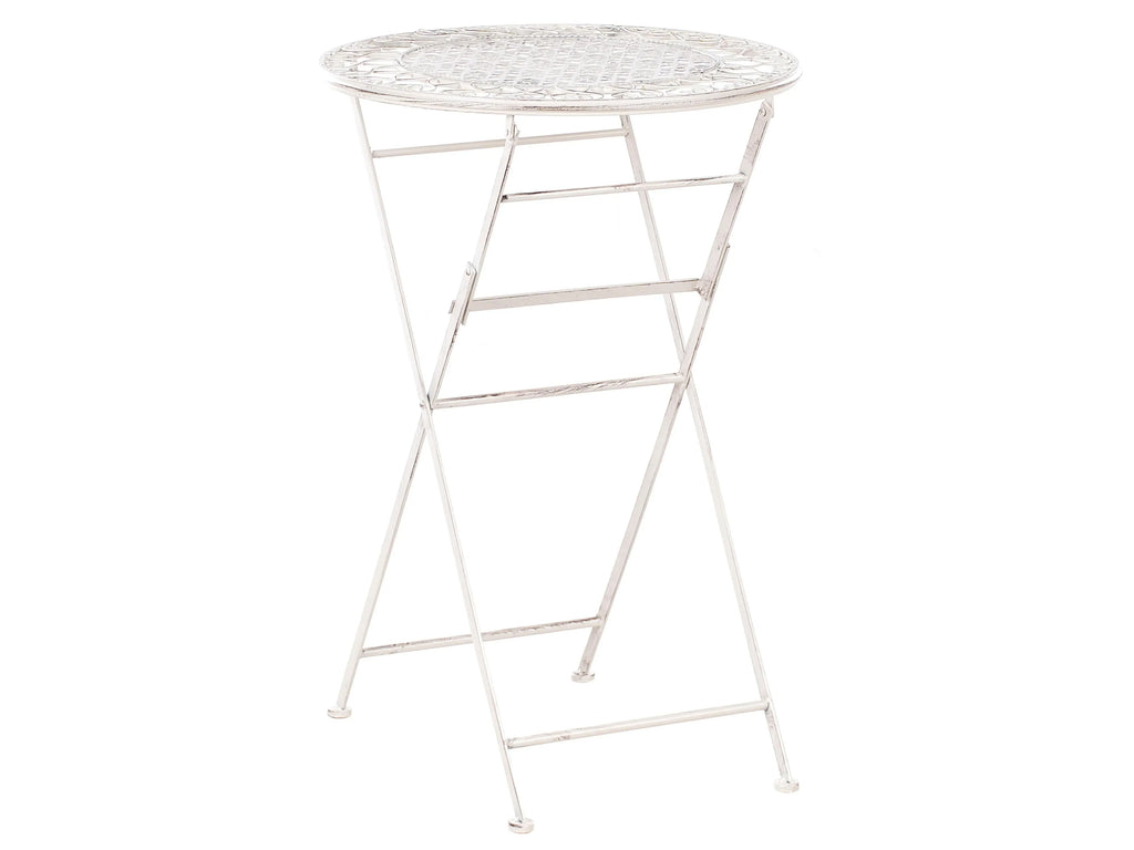 Tavolo da bar da giardino  60 cm 60 cm Metallo Beige chiaro