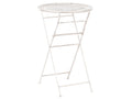 Tavolo da bar da giardino  60 cm 60 cm Metallo Beige chiaro