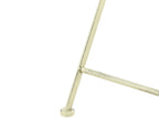 Table de bar de jardin 60 x 60 cm Métal Vert clair