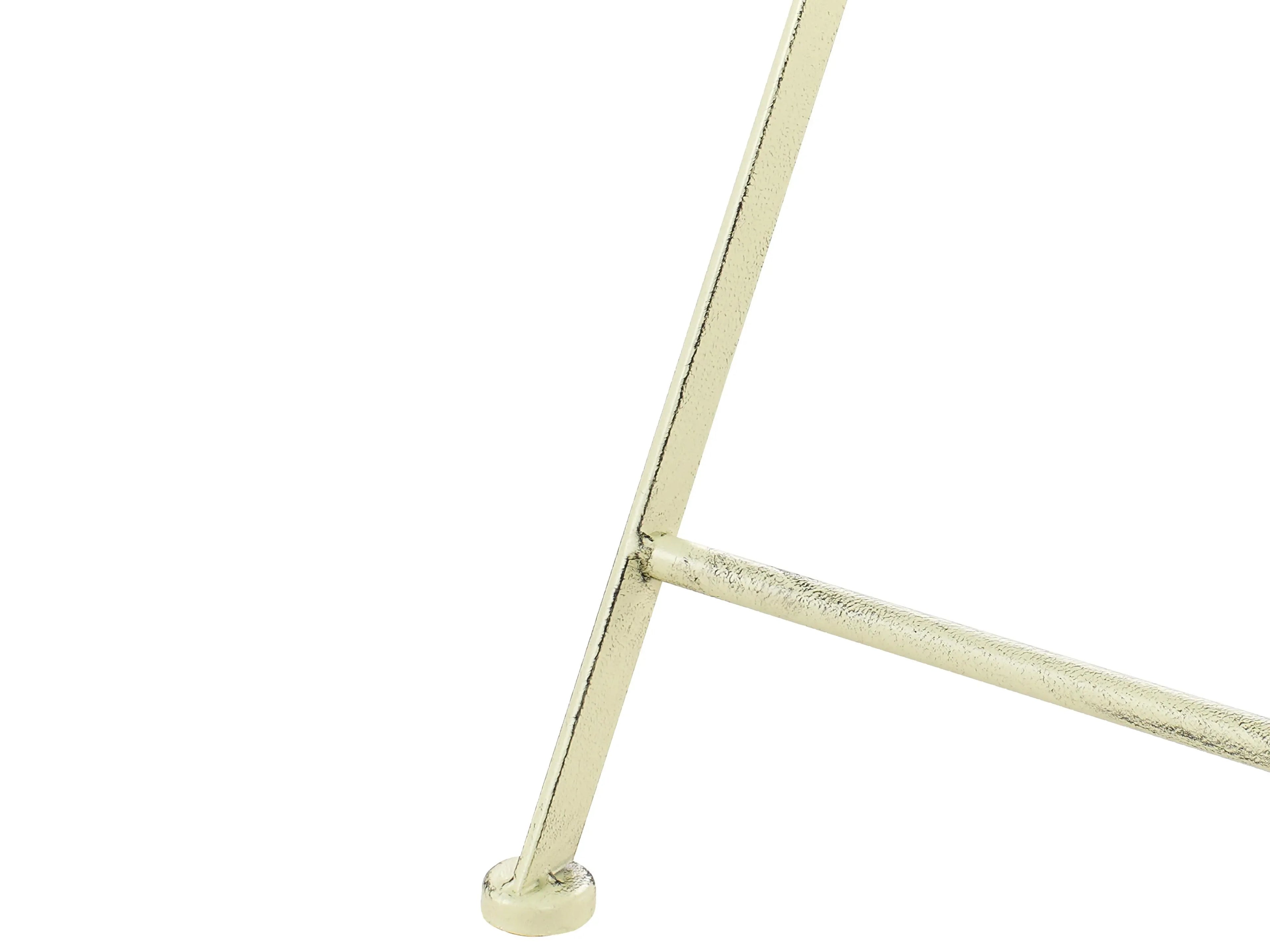 Table de bar de jardin 60 x 60 cm Métal Vert clair