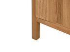 Meuble de cuisine extérieur avec évier Bois d'acacia Marron/Noir