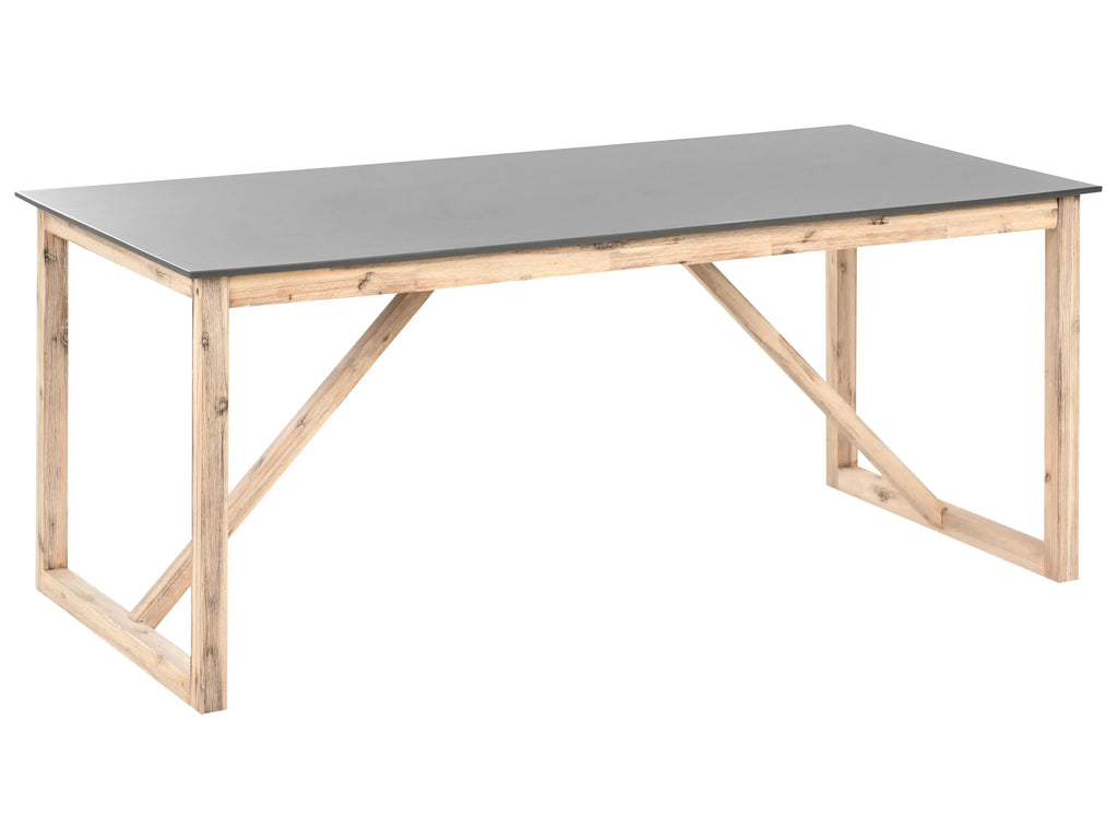 Tavolo da pranzo da giardino  180 cm 90 cm Cemento Grigio
