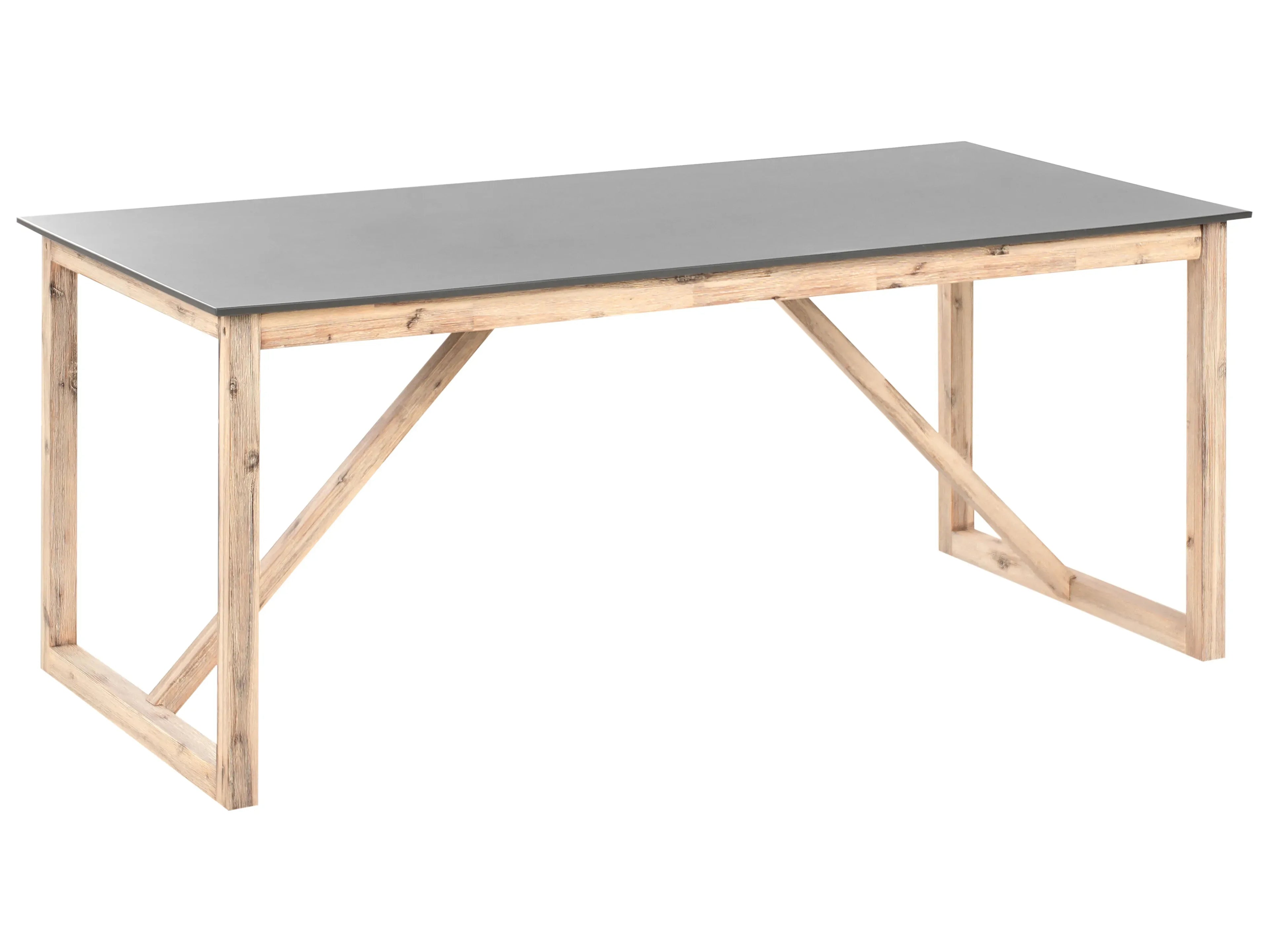 Tavolo da pranzo da giardino  180 cm 90 cm Cemento Grigio