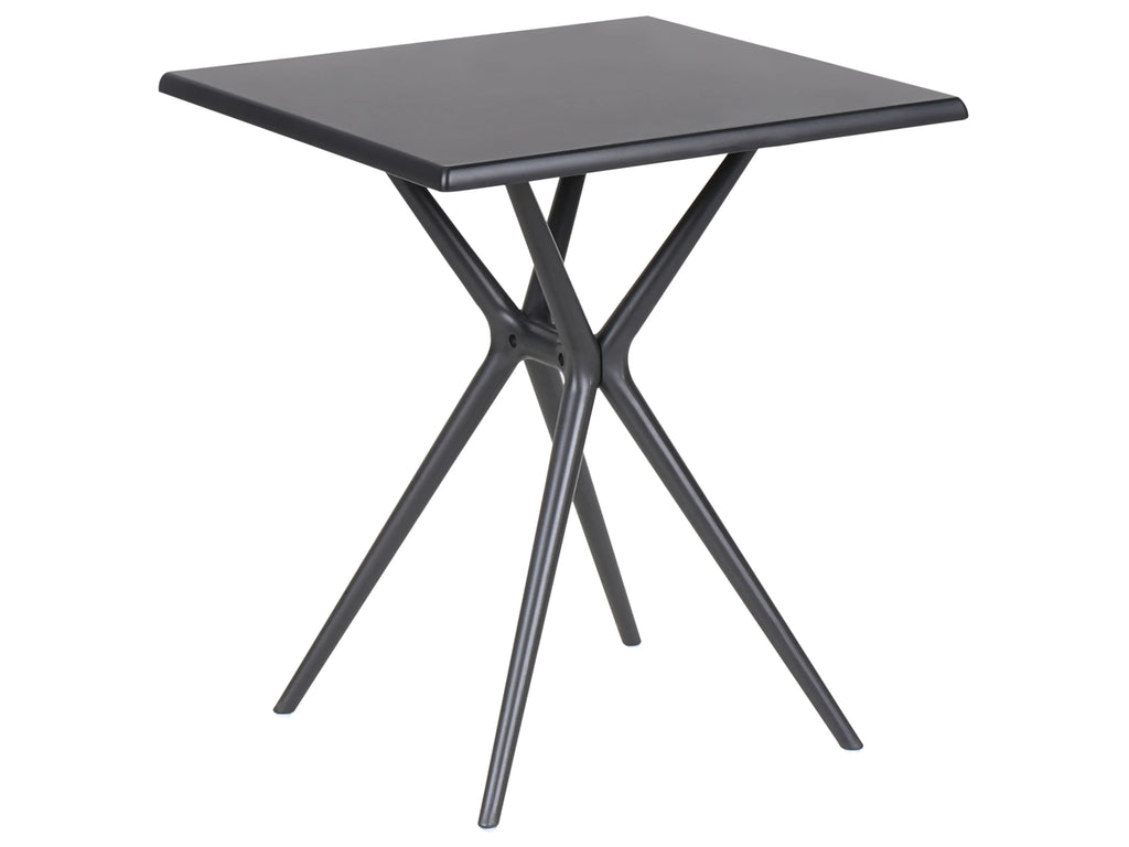 Tavolo da pranzo da giardino  70 cm 70 cm Nero