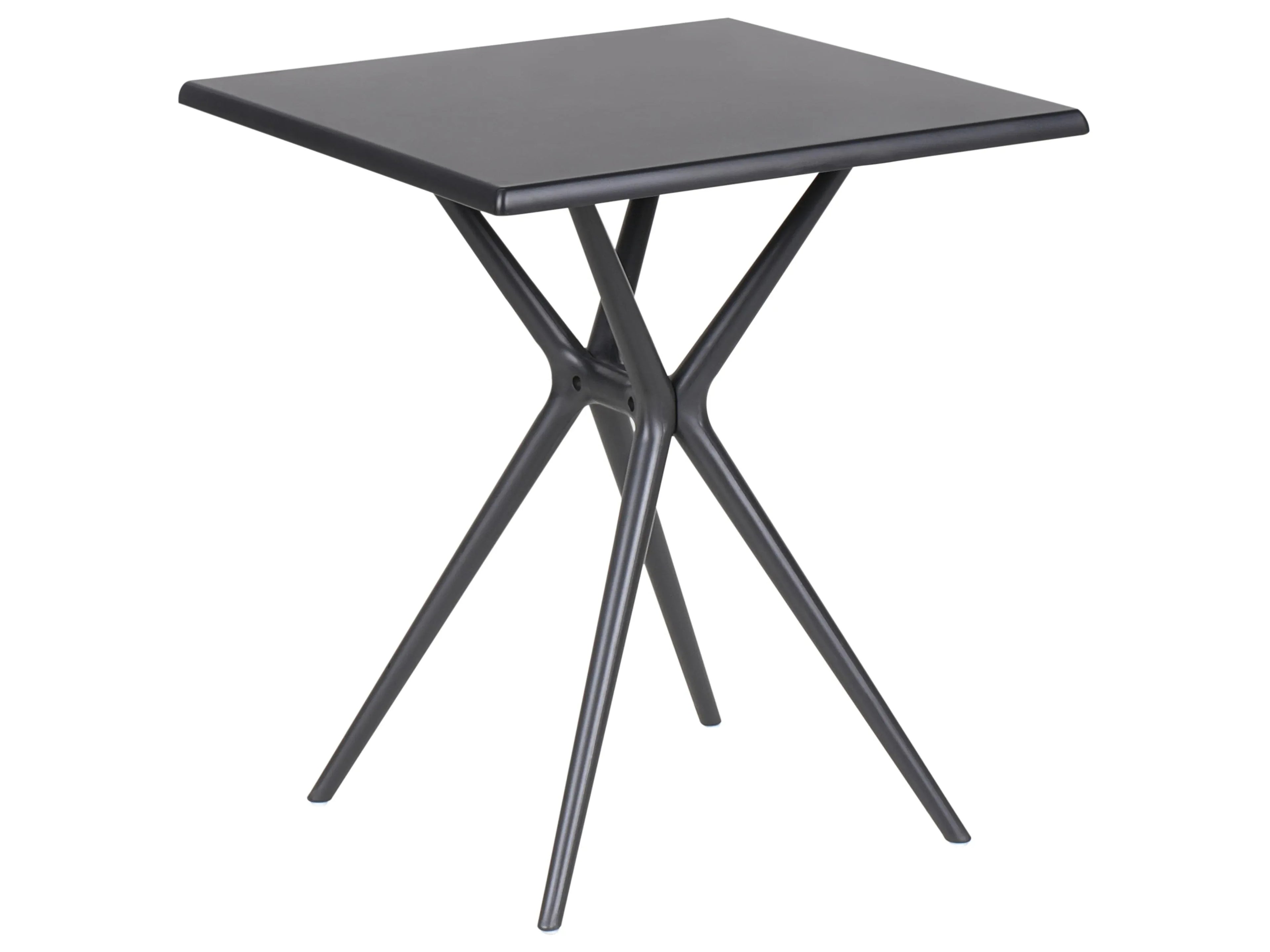 Tavolo da pranzo da giardino  70 cm 70 cm Nero